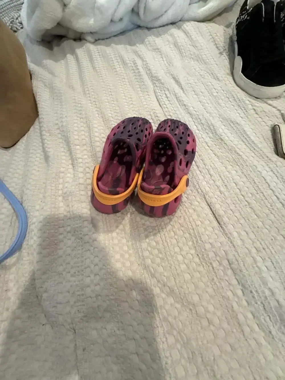 Merrell Kids Hydro Moc Water Shoes, Pink and Purple Marble
